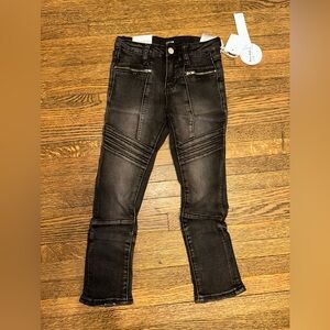 Joe's Jeans Moto Black Biker Kids Jeans Skinny